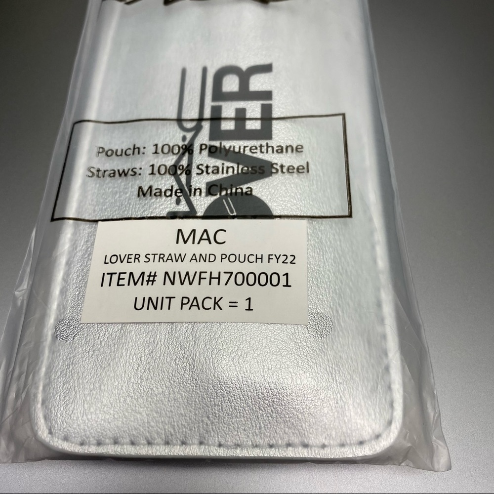 MAC LOVER Stainless Steel Straw & Pouch Set - Picture 5 of 9